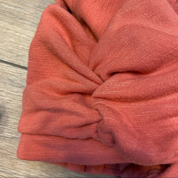 GYMSHARK Moroccan red Jersey ruched shorts bra - Picture 5 of 11